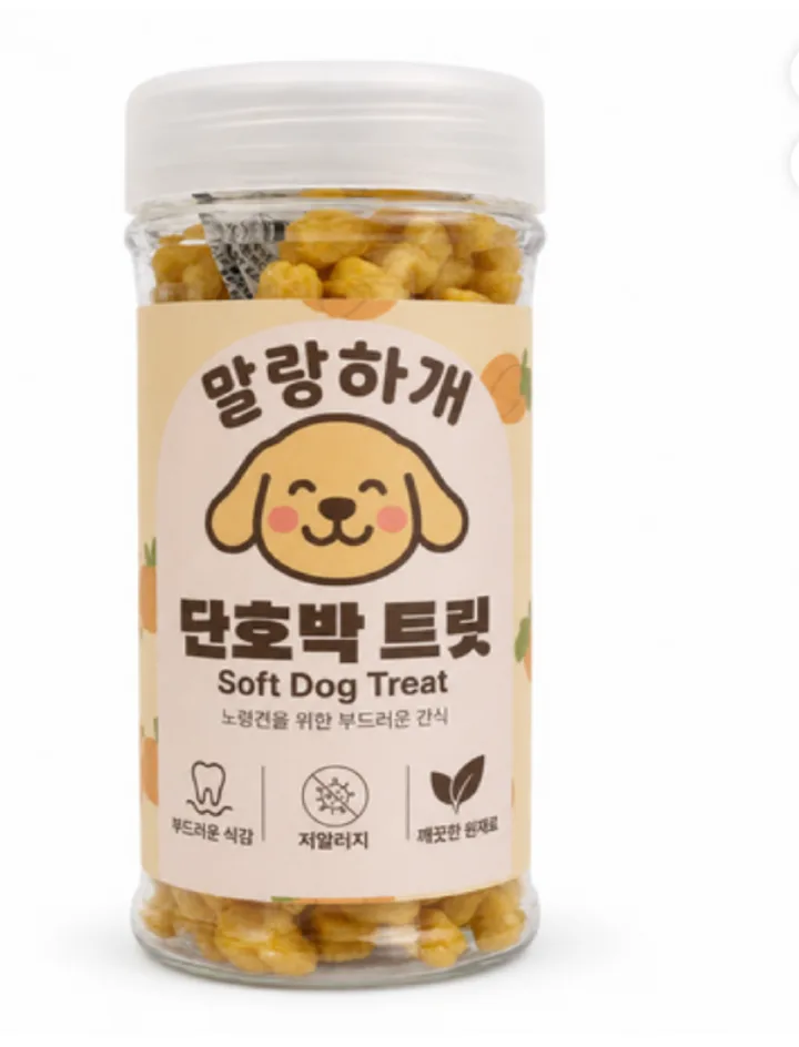 닥터페팅 말랑하개 단호박 트릿 — 노령견을 위한 부드러운 간식